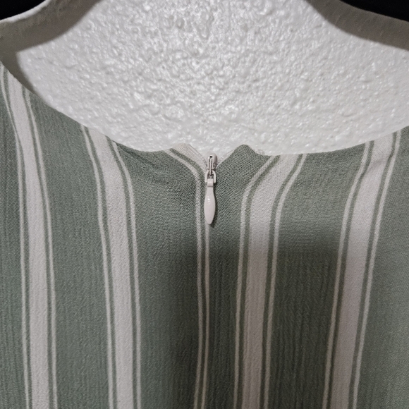 Lulus fit and flare style button down striped dress size xs - Picture 7 of 16